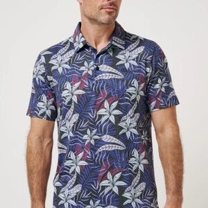 Travis Mathew Featherweight Open Bay Polo NWT